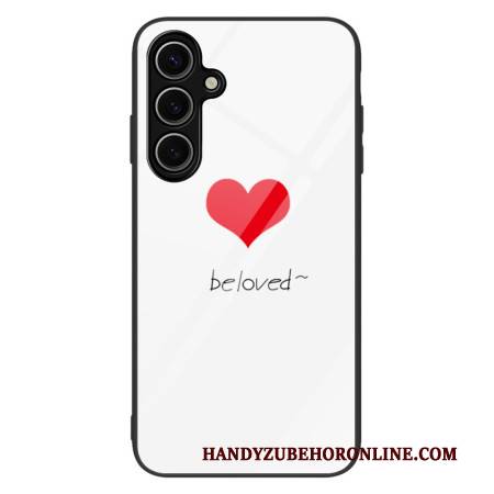 Hülle Samsung Galaxy S25 Plus 5g Handyhülle Gehärtetes Glas Mit „beloved“