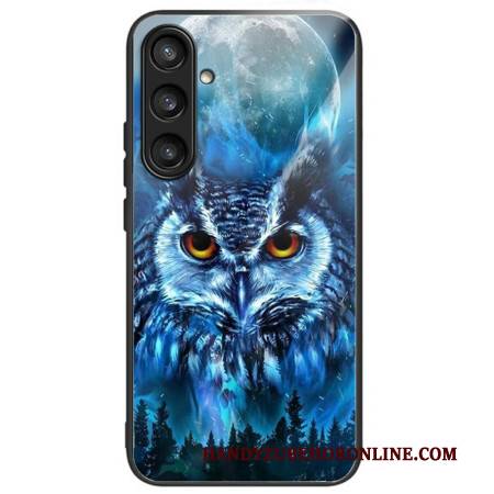 Hülle Samsung Galaxy S25 Plus 5g Handyhülle Mondförmige Eule Aus Gehärtetem Glas