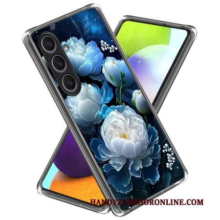 Hülle Samsung Galaxy S25 Plus 5g Handyhülle Weiße Pfingstrose