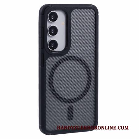 Hülle Samsung Galaxy S25 Plus 5g Magsafe-kompatible Kohlefaser