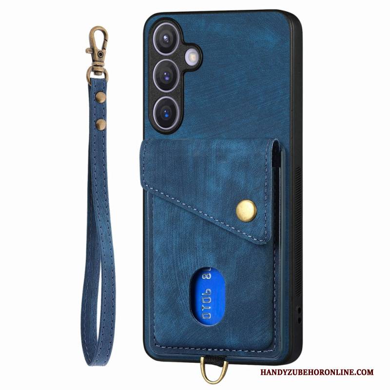 Hülle Samsung Galaxy S25 Plus 5g Multifunktional Wildlederoptik