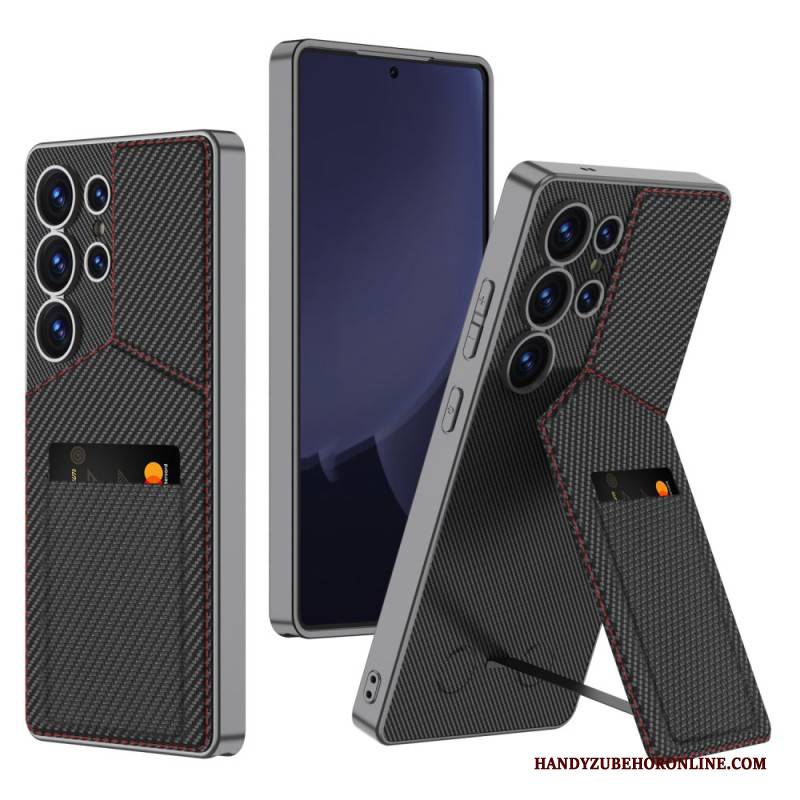 Hülle Samsung Galaxy S25 Ultra 5g Gkk-kartenhalter Mit Integriertem Ständer