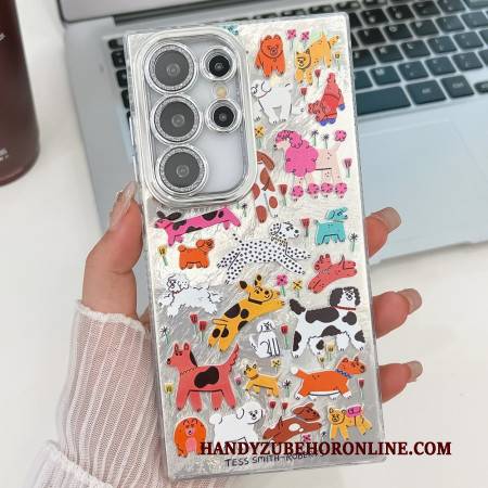 Hülle Samsung Galaxy S25 Ultra 5g Handyhülle Lustige Tiere Mit Linsenschutz