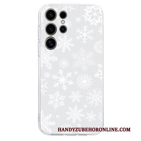 Hülle Samsung Galaxy S25 Ultra 5g Handyhülle Schneeflocke