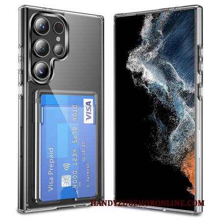Hülle Samsung Galaxy S25 Ultra 5g Transparent Mit Kartenhalter