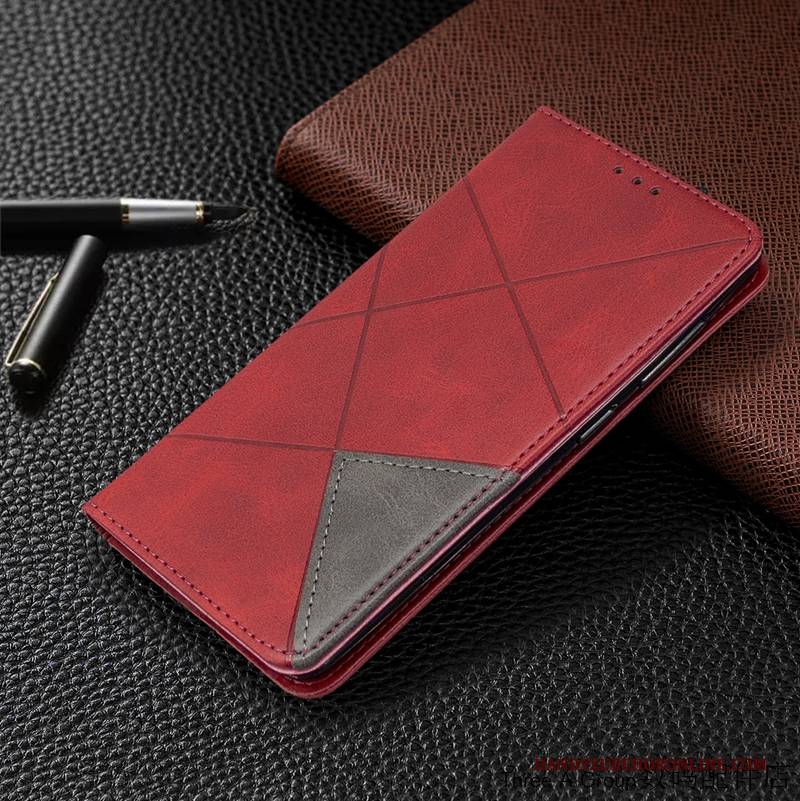 Hülle Samsung Galaxy S41 Folio Nähen Business, Case Samsung Galaxy S41 Geldbörse Diamantform Einfach