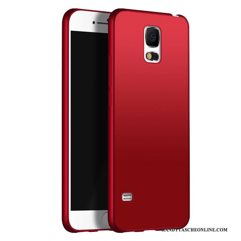Hülle Samsung Galaxy S5 Taschen Handyhüllen Anti-sturz, Case Samsung Galaxy S5 Silikon Rot Hintere Abdeckung