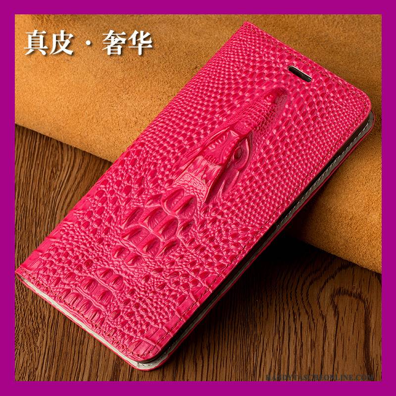 Hülle Samsung Galaxy S6 Edge + Folio High-end Handyhüllen, Case Samsung Galaxy S6 Edge + Luxus Rot Persönlichkeit