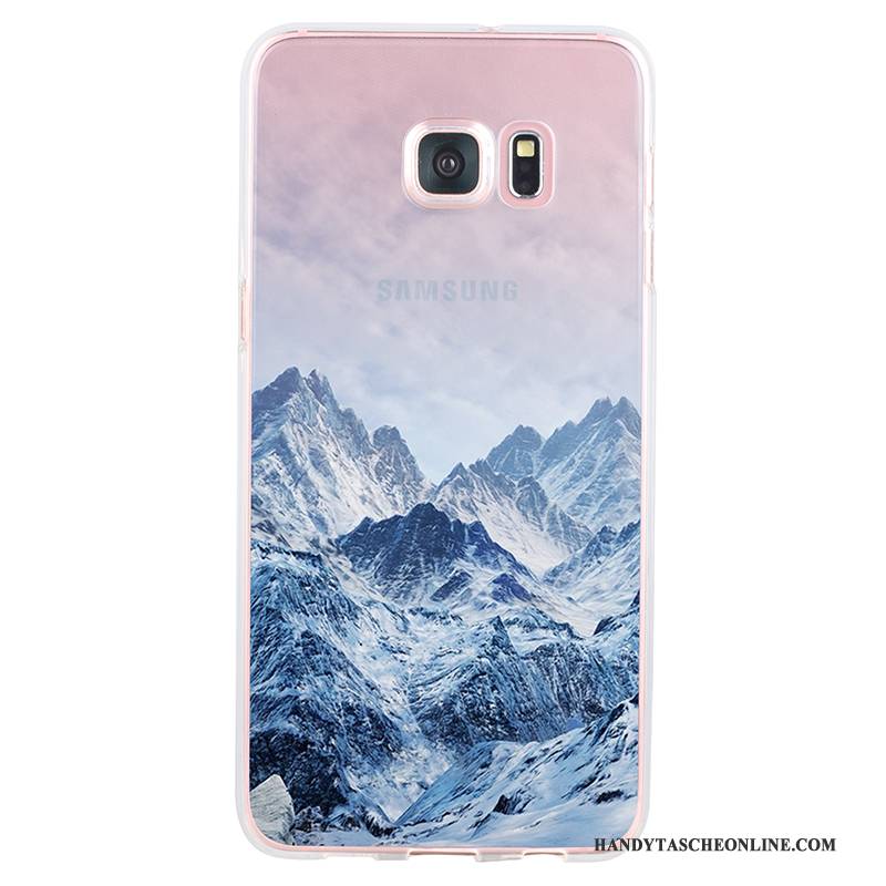 Hülle Samsung Galaxy S6 Edge Schutz Anti-sturz Blau, Case Samsung Galaxy S6 Edge Taschen Handyhüllen