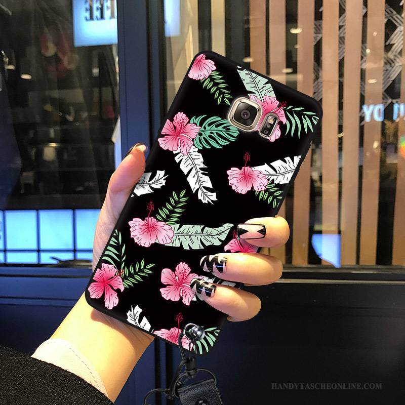 Hülle Samsung Galaxy S6 Edge + Silikon Grün Vogel, Case Samsung Galaxy S6 Edge + Taschen Handyhüllen Persönlichkeit