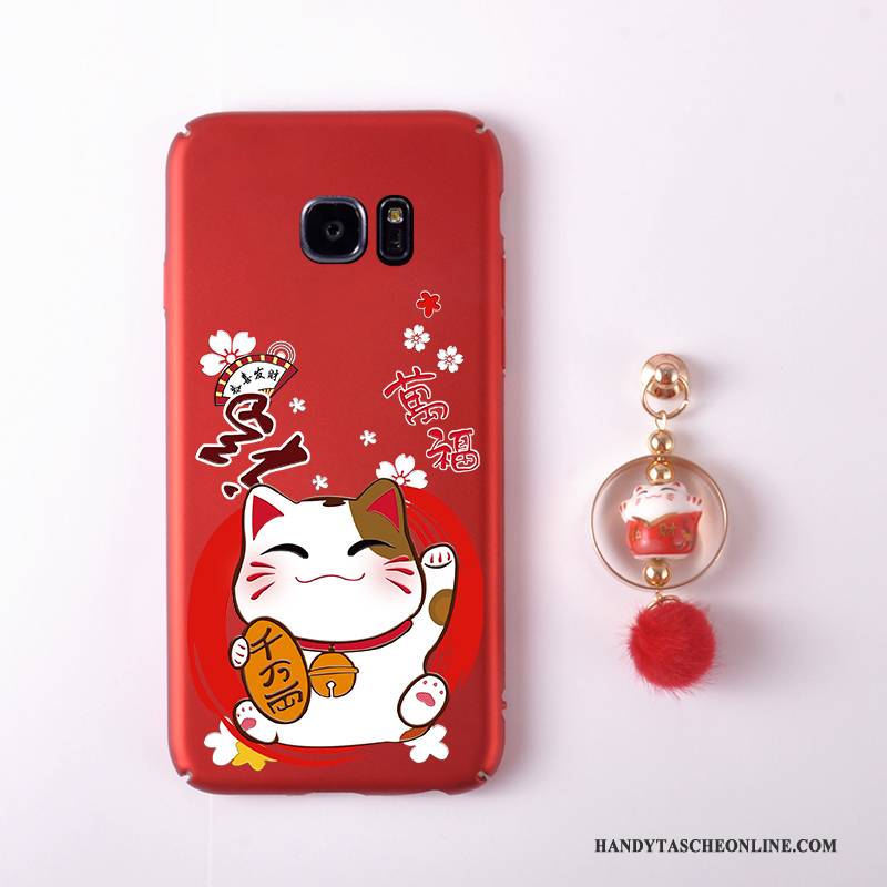 Hülle Samsung Galaxy S7 Edge Anti-sturz Festlich, Case Samsung Galaxy S7 Edge Katzen Reichtum