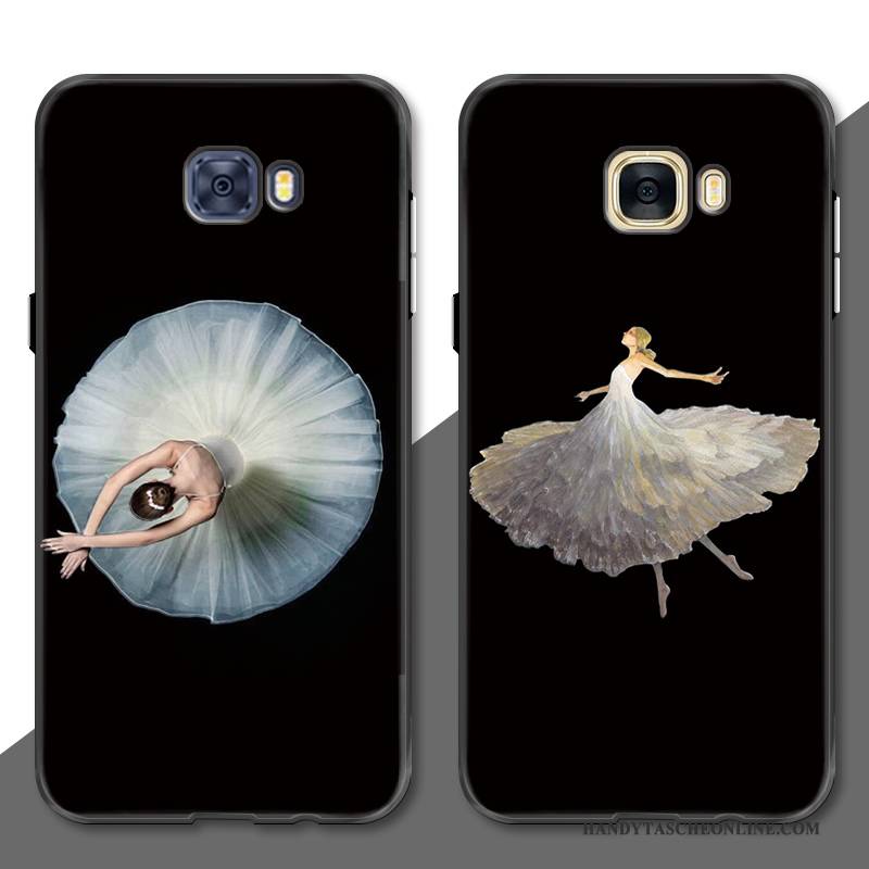 Hülle Samsung Galaxy S7 Edge Schutz Hängende Verzierungen Handyhüllen, Case Samsung Galaxy S7 Edge Prägung Persönlichkeit Schwarz