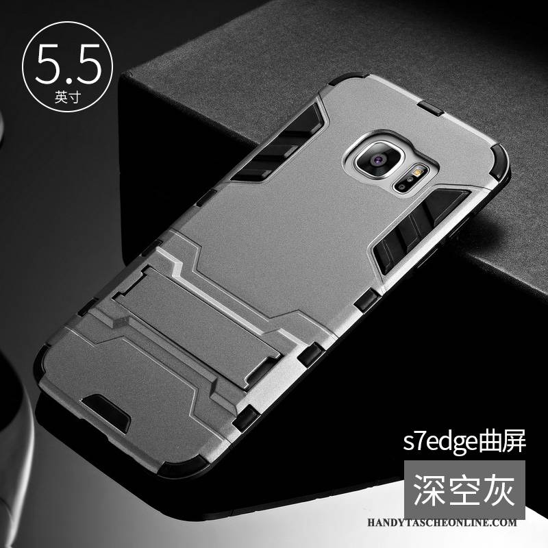 Hülle Samsung Galaxy S7 Edge Silikon Persönlichkeit Handyhüllen, Case Samsung Galaxy S7 Edge Taschen Anti-sturz Trend