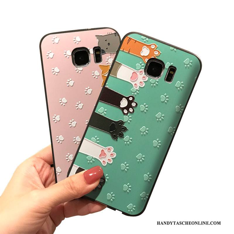 Hülle Samsung Galaxy S7 Karikatur Trend Persönlichkeit, Case Samsung Galaxy S7 Taschen Handyhüllen Hängende Verzierungen