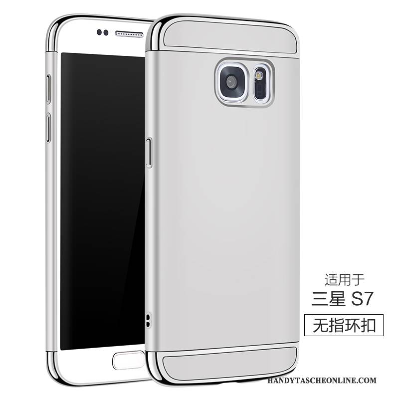 Hülle Samsung Galaxy S7 Kreativ Persönlichkeit Trend, Case Samsung Galaxy S7 Schutz Silber Schwer