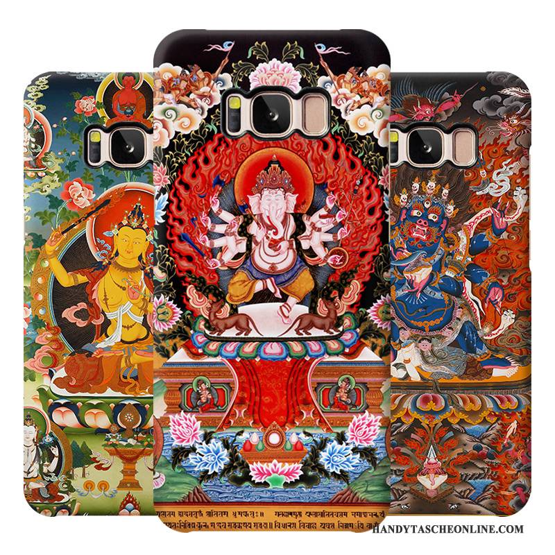 Hülle Samsung Galaxy S8 Farbe Nubuck Trend, Case Samsung Galaxy S8 Buddha Handyhüllen