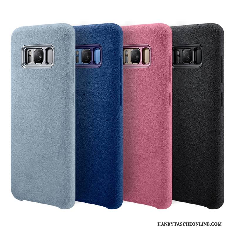 Hülle Samsung Galaxy S8+ Farbe Persönlichkeit Flanell, Case Samsung Galaxy S8+ Leder Handyhüllen Europa