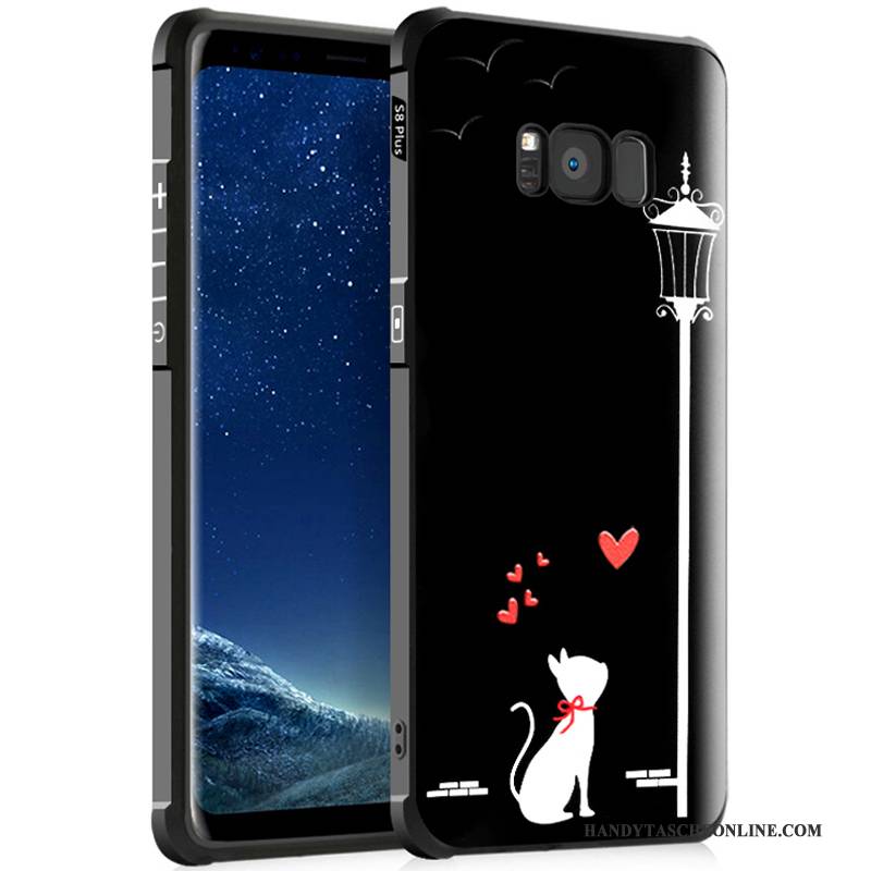 Hülle Samsung Galaxy S8+ Karikatur Nubuck Handyhüllen, Case Samsung Galaxy S8+ Schutz Ballon Anti-sturz