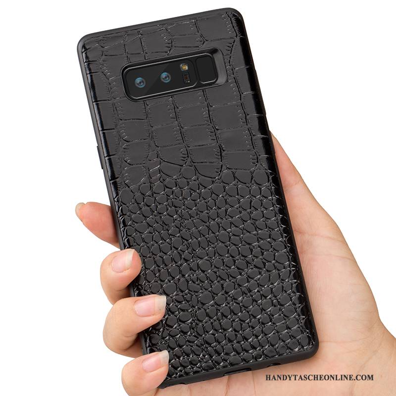 Hülle Samsung Galaxy S8+ Schutz Business Handyhüllen, Case Samsung Galaxy S8+ Taschen Schwarz Schlank