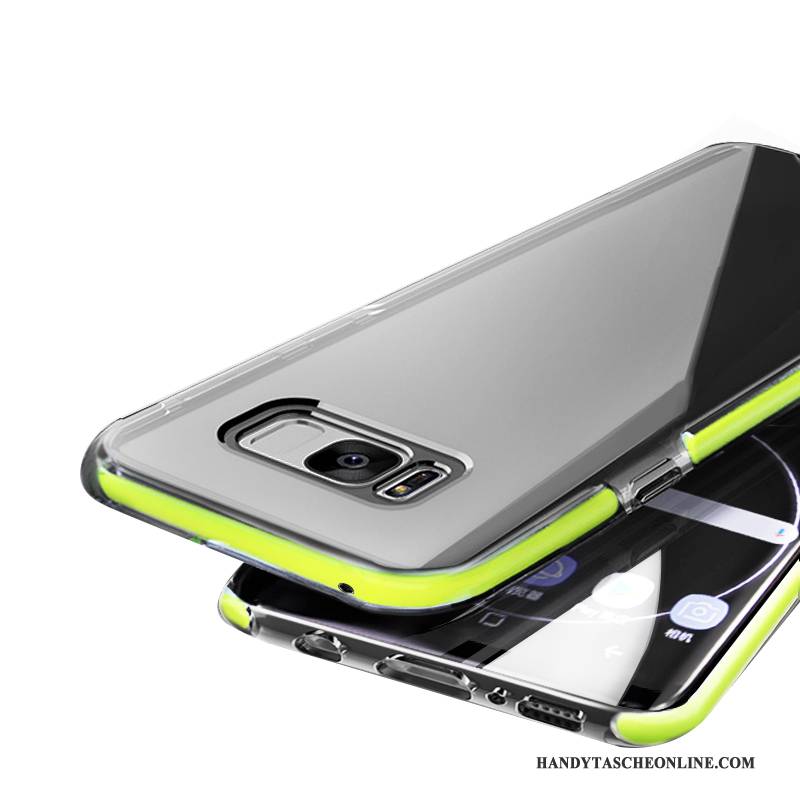 Hülle Samsung Galaxy S8+ Taschen Grün Anti-sturz, Case Samsung Galaxy S8+ Weiche Handyhüllen