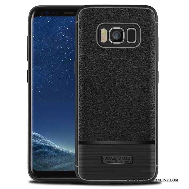 Hülle Samsung Galaxy S8+ Taschen Muster Handyhüllen, Case Samsung Galaxy S8+ Schutz Anti-sturz Schwarz