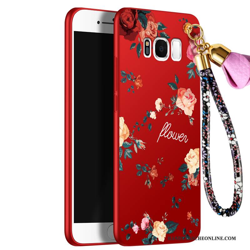 Hülle Samsung Galaxy S8+ Taschen Rot Anti-sturz, Case Samsung Galaxy S8+ Weiche Trend Handyhüllen
