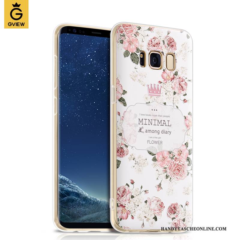 Hülle Samsung Galaxy S8 Weiche Rosa Schlank, Case Samsung Galaxy S8 Taschen Persönlichkeit Handyhüllen