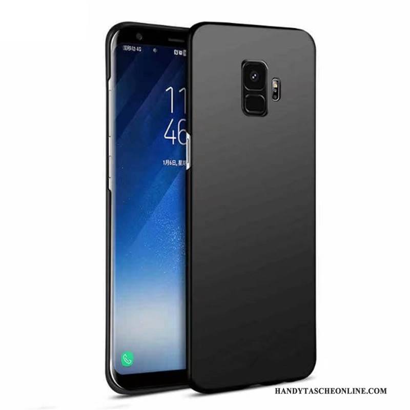 Hülle Samsung Galaxy S9 Halterung Ring Schwarz, Case Samsung Galaxy S9 Schutz Dünne Trend