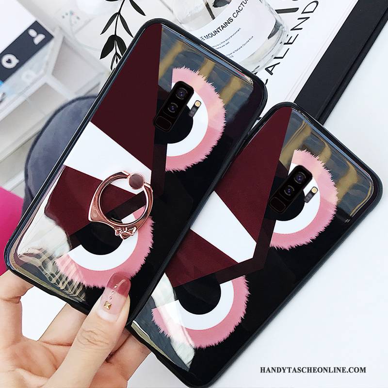 Hülle Samsung Galaxy S9+ Kreativ Dünne Handyhüllen, Case Samsung Galaxy S9+ Silikon Rot Trendmarke