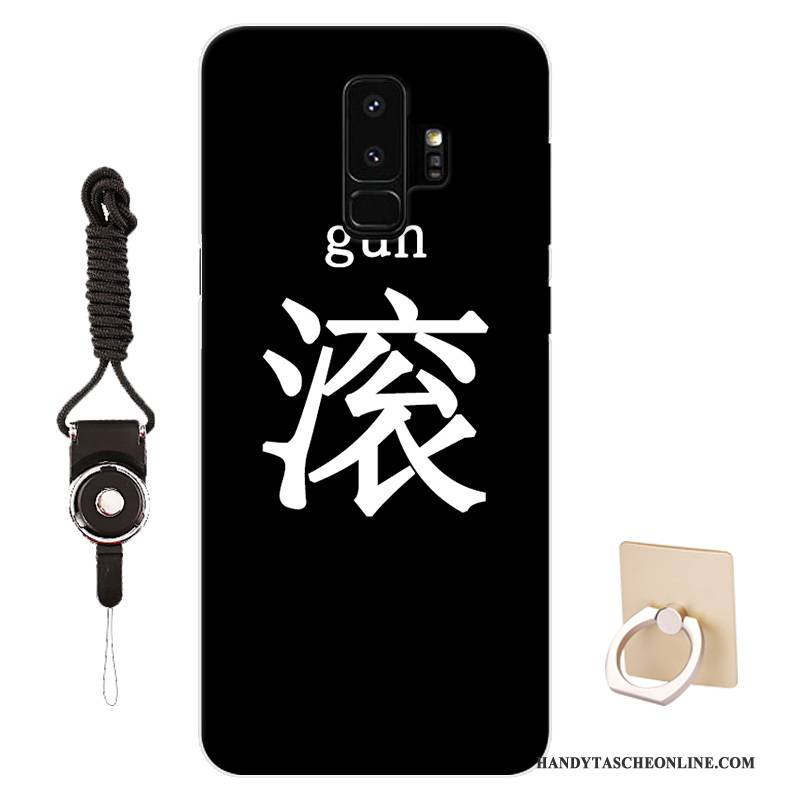 Hülle Samsung Galaxy S9+ Kreativ Muster Handyhüllen, Case Samsung Galaxy S9+ Karikatur Persönlichkeit Angepasst
