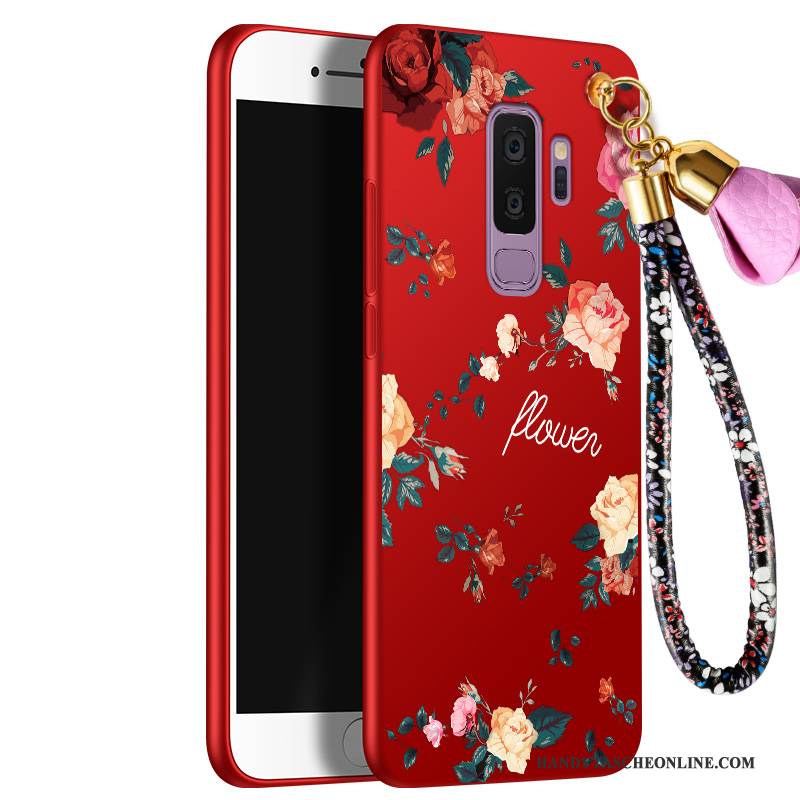 Hülle Samsung Galaxy S9+ Silikon Anti-sturz Trend, Case Samsung Galaxy S9+ Weiche Handyhüllen Schwarz