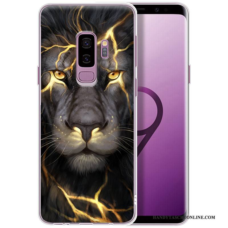 Hülle Samsung Galaxy S9 Silikon Schwarz Anti-sturz, Case Samsung Galaxy S9 Taschen Einfach Handyhüllen