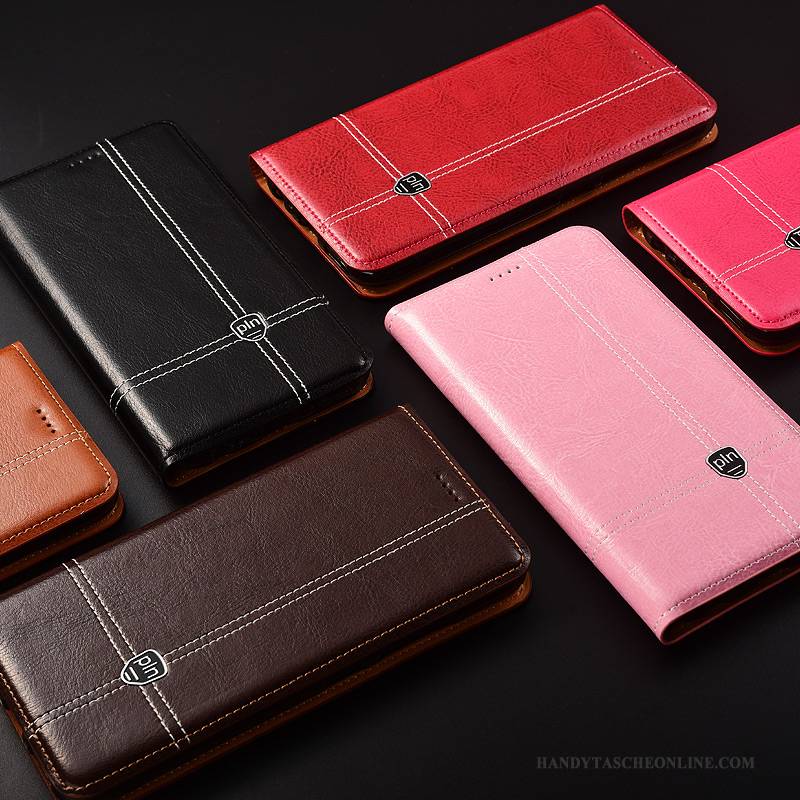 Hülle Samsung Galaxy S9 Taschen Handyhüllen Braun, Case Samsung Galaxy S9 Schutz Anti-sturz