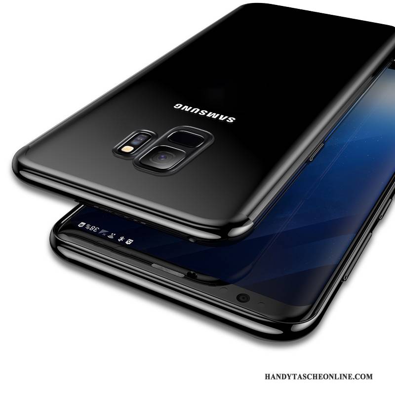 Hülle Samsung Galaxy S9 Weiche Handyhüllen Schwarz, Case Samsung Galaxy S9 Silikon Schlank Trend
