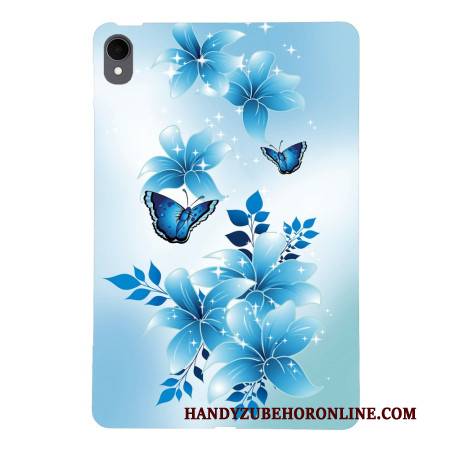 Hülle Samsung Galaxy Tab S11 Kleine Blaue Schmetterlinge