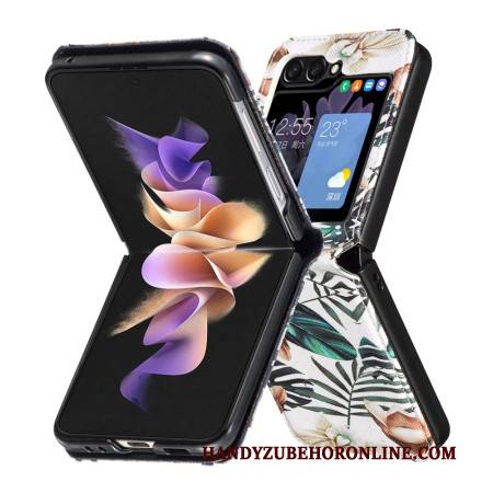 Hülle Samsung Galaxy Z Flip 7 Fe Blätter Und Blumen