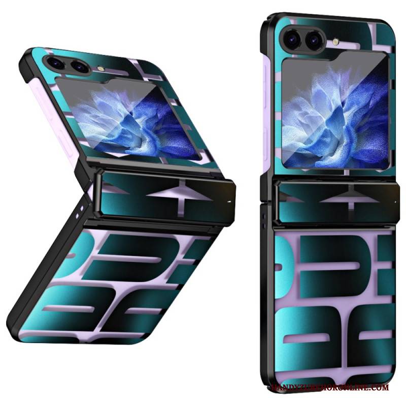 Hülle Samsung Galaxy Z Flip 7 Fe Buchstaben Mit Schutzglasfolie