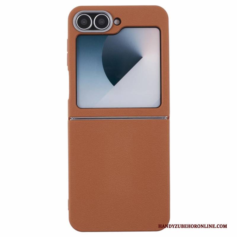 Hülle Samsung Galaxy Z Flip 7 Fe Handyhülle Lederstruktur