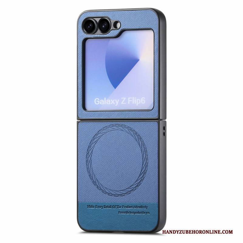 Hülle Samsung Galaxy Z Flip 7 Fe Magsafe Kompatible Denim-textur