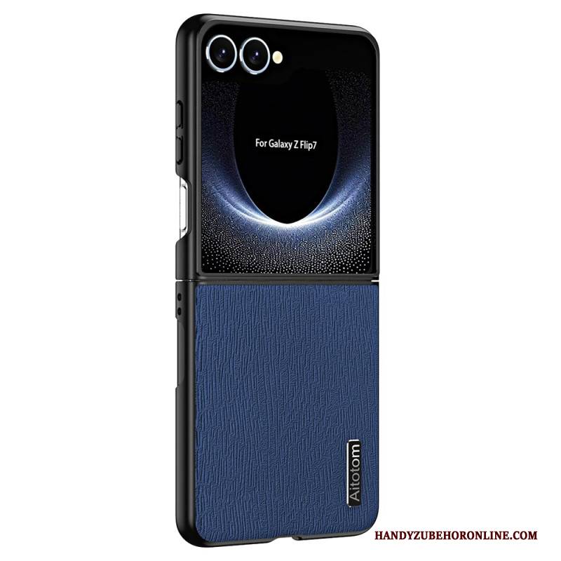 Hülle Samsung Galaxy Z Flip 7 Handyhülle Holzstruktur