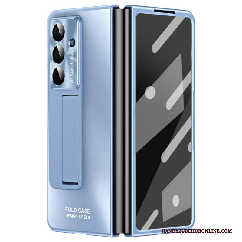 Hülle Samsung Galaxy Z Fold 7 Mattes Design Mit Ständer Und Displayschutzfolie