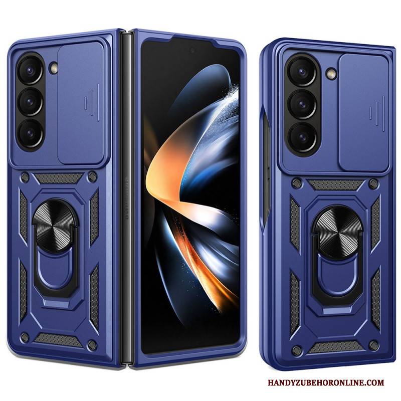 Hülle Samsung Galaxy Z Fold 7 Ringhalter Und Verschiebbare Kameraabdeckung