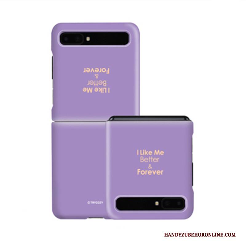 Hülle Samsung Z Flip Schutz Echt Schwer, Case Samsung Z Flip Handyhüllen Einfach