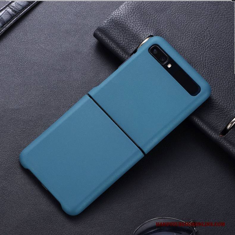 Hülle Samsung Z Flip Schutz Handyhüllen Blau, Case Samsung Z Flip Anti-sturz Neu