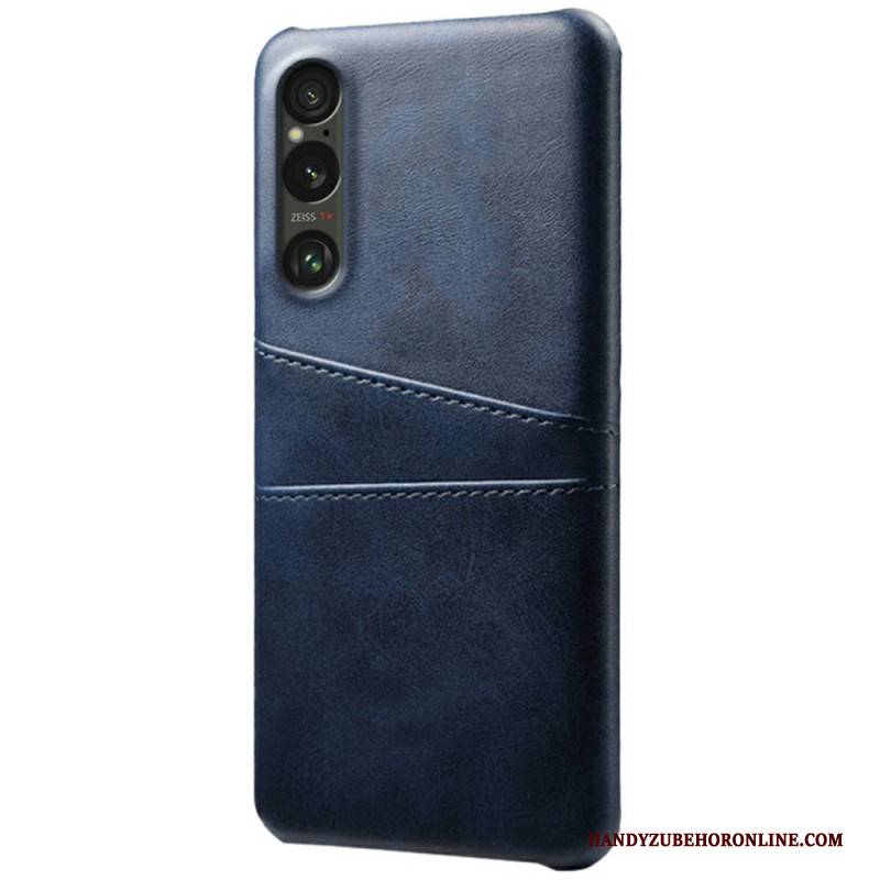 Hülle Sony Xperia 1 Vii Kartenhalter In Lederoptik