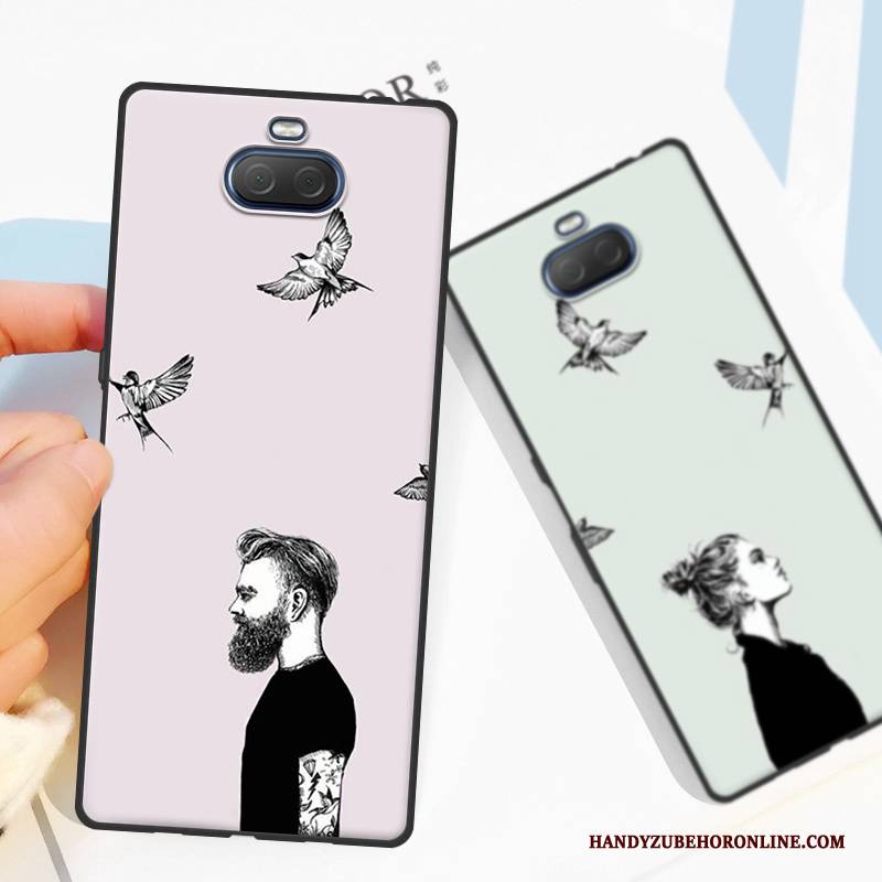 Hülle Sony Xperia 10 Schutz Anti-sturz Einfach, Case Sony Xperia 10 Weiche Handyhüllen Liebhaber