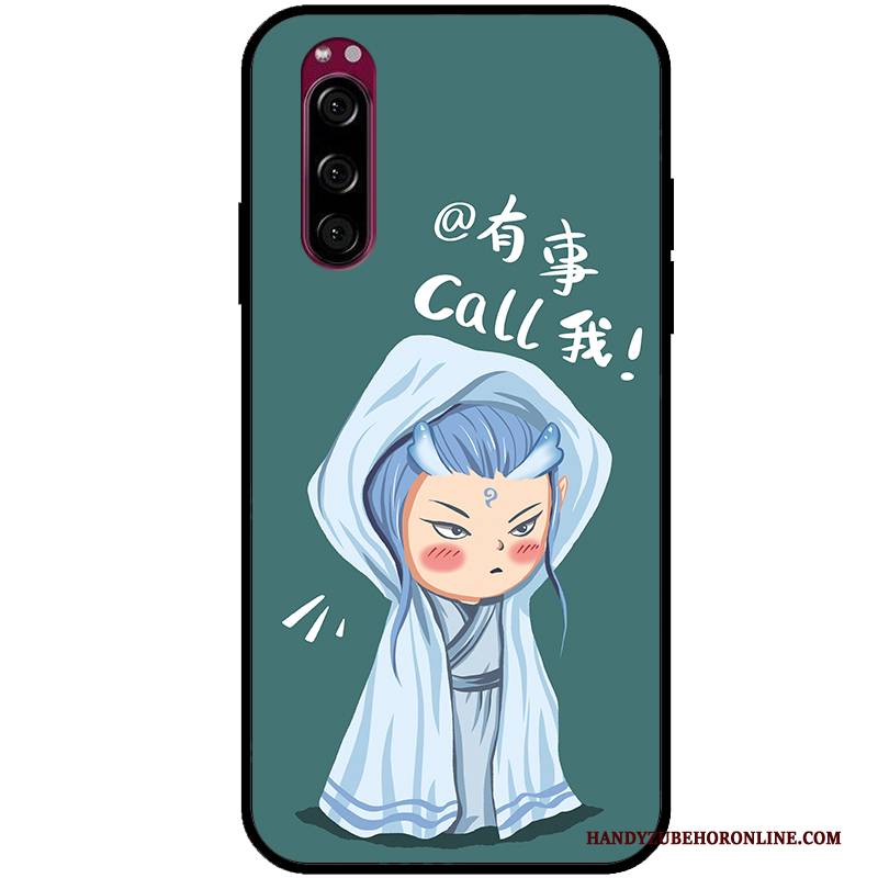 Hülle Sony Xperia 5 Mode Handyhüllen Anti-sturz, Case Sony Xperia 5 Taschen Kinder Grün