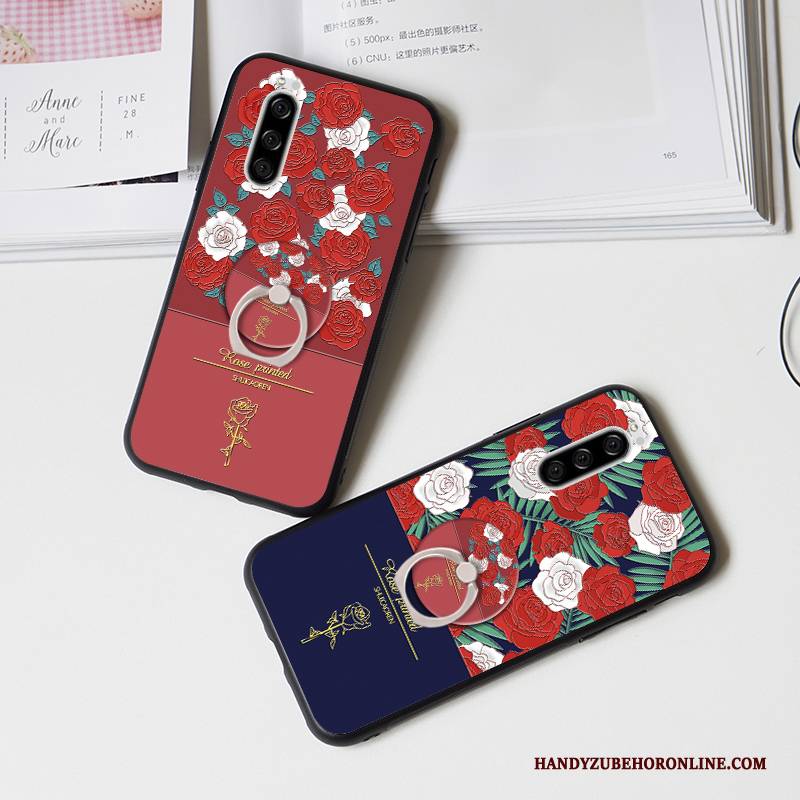 Hülle Sony Xperia 5 Taschen Anti-sturz Handyhüllen, Case Sony Xperia 5 Halterung Blau Neu