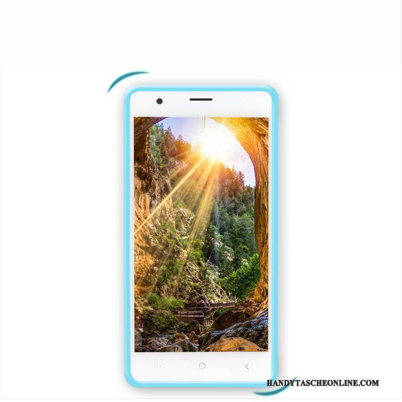 Hülle Sony Xperia C4 Schutz Persönlichkeit Blau, Case Sony Xperia C4 Weiche Trend Anti-sturz
