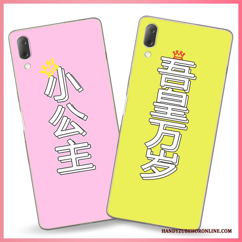Hülle Sony Xperia L3 Schutz Neu Handyhüllen, Case Sony Xperia L3 Karikatur Angepasst Netto Rot